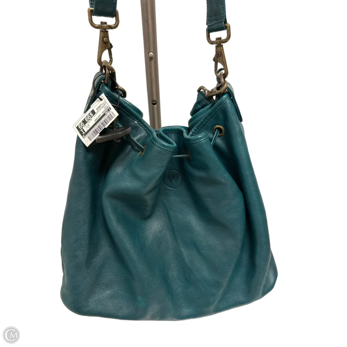 Handbag Leather By Cma, Size: Large