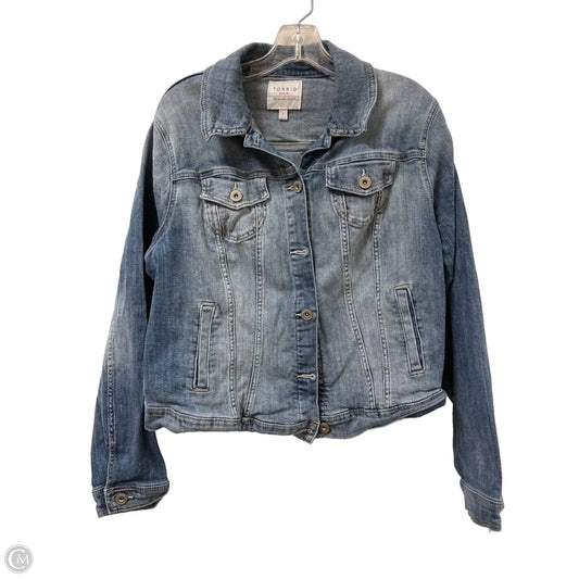 Jacket Denim By Torrid In Blue Denim, Size: 1x