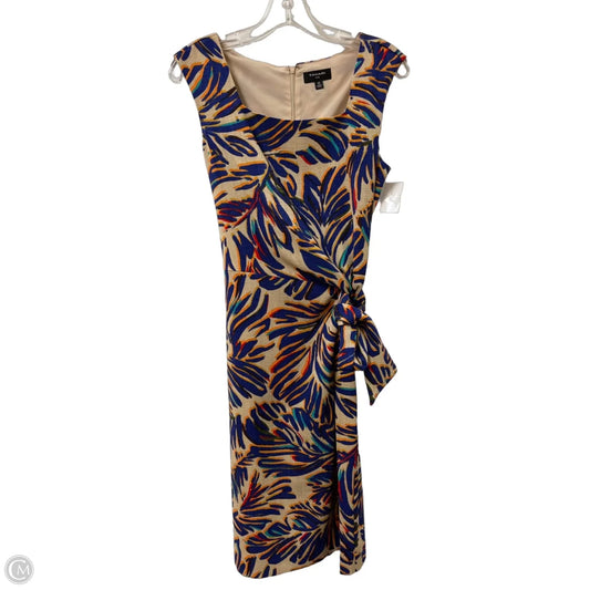 Dress Casual Midi By Tahari In Multi-colored, Size: M