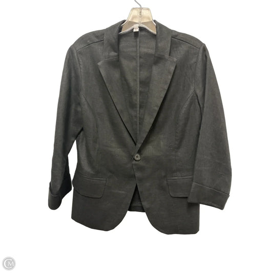 Blazer By Clothes Mentor In Blue, Size: M