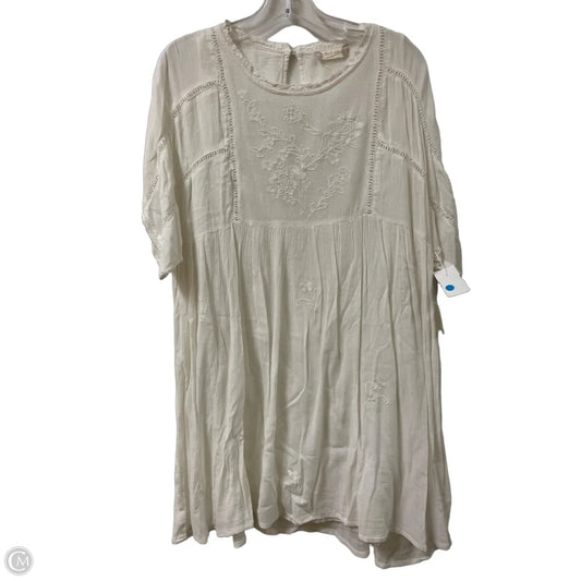 Dress Casual Midi By Altard State In Cream, Size: L
