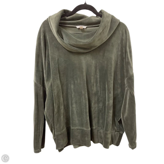 Sweater By Cable And Gauge In Green, Size: 1x
