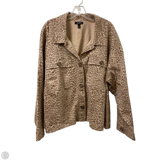 Jacket Denim By Torrid In Animal Print, Size: 4x