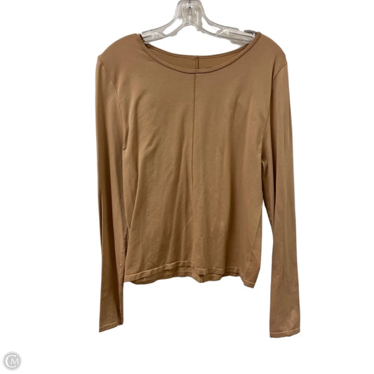 Top Long Sleeve By Good American In Tan, Size: 4x