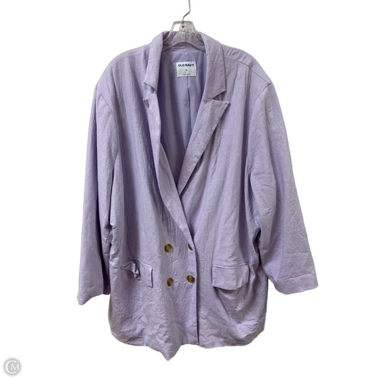 Blazer By Old Navy In Purple, Size: 3x