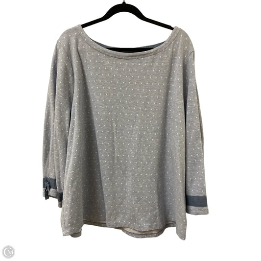 Sweater By Talbots In Blue, Size: 3x
