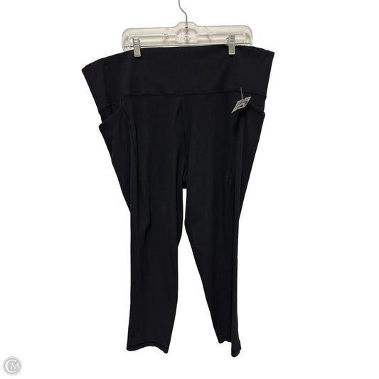 Athletic Leggings By Athleta In Black, Size: 22