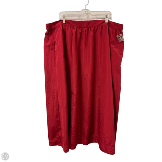 Skirt Maxi By Old Navy In Red, Size: 22