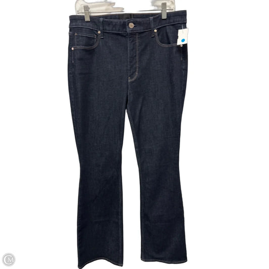 Jeans Wide Leg By White House Black Market In Blue Denim, Size: 14