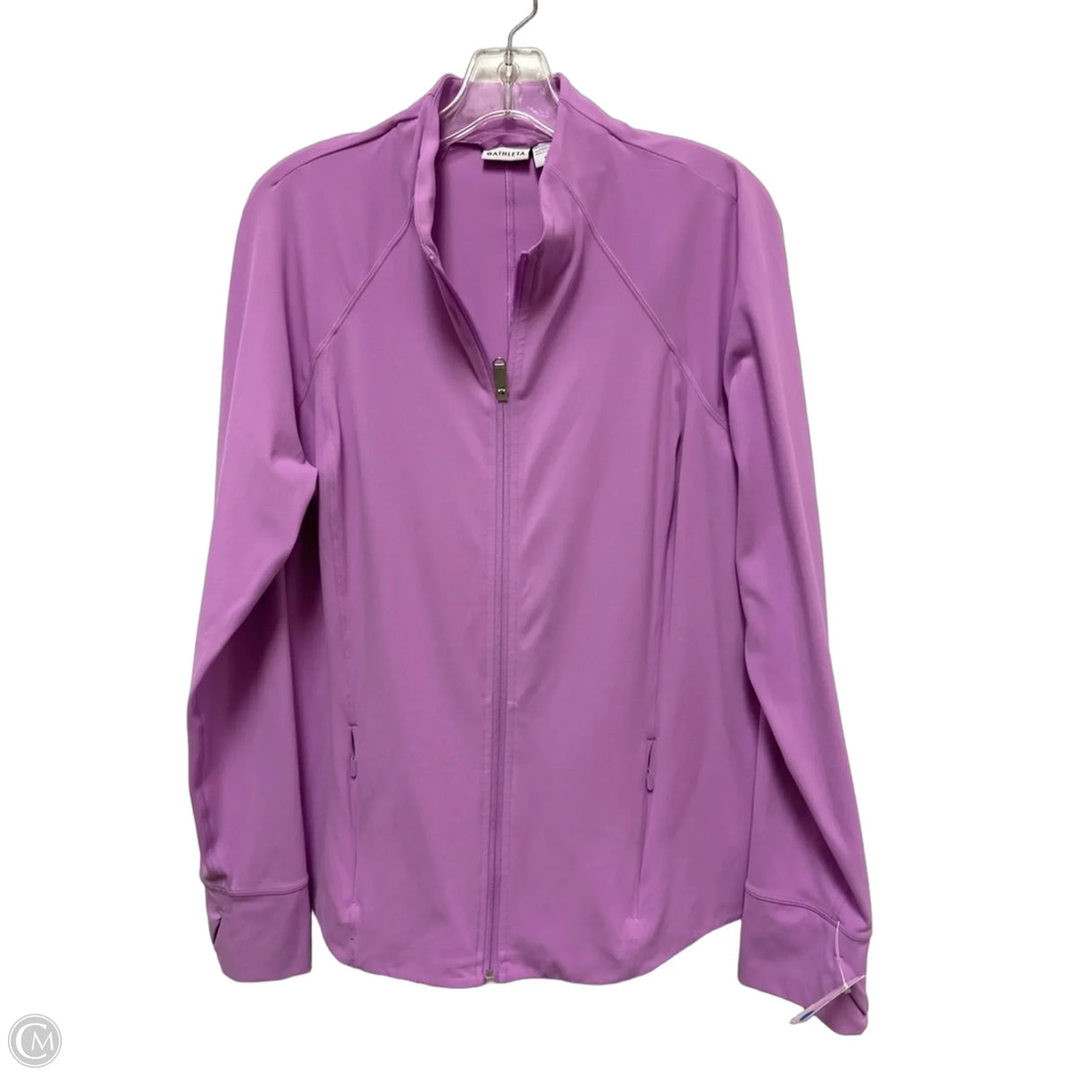 Athletic Jacket By Athleta In Purple, Size: 1x
