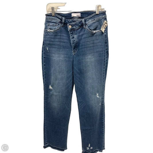 Jeans Straight By Vervet In Blue Denim, Size: 10
