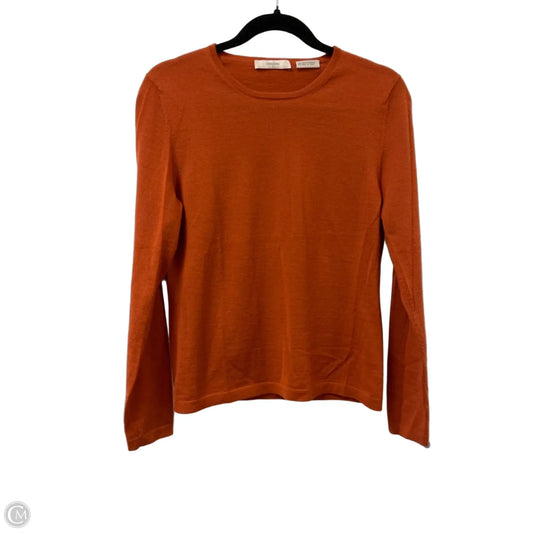 Sweater Designer By Neiman Marcus In Orange, Size: M