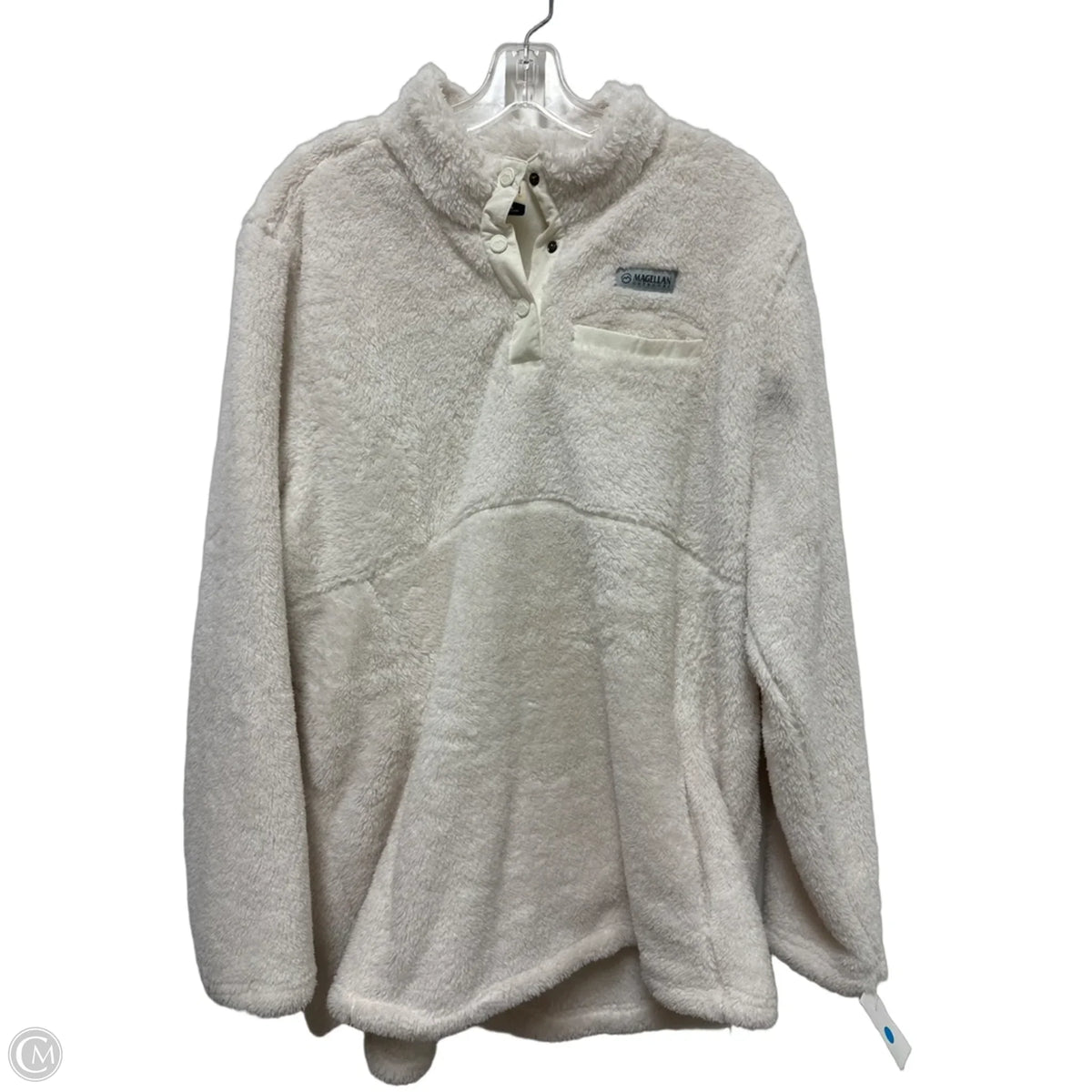 Sweater By Magellan In White, Size: 1x