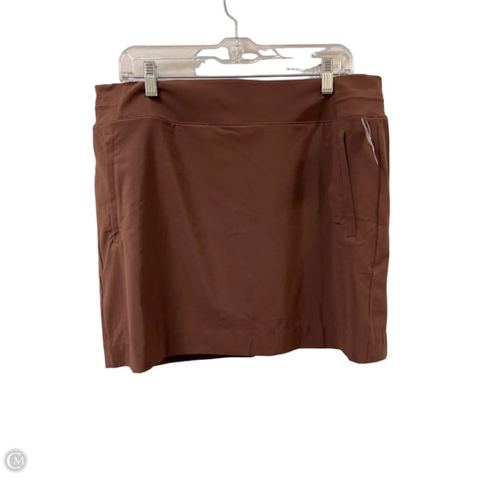 Athletic Skort By Athleta In Brown, Size: 16