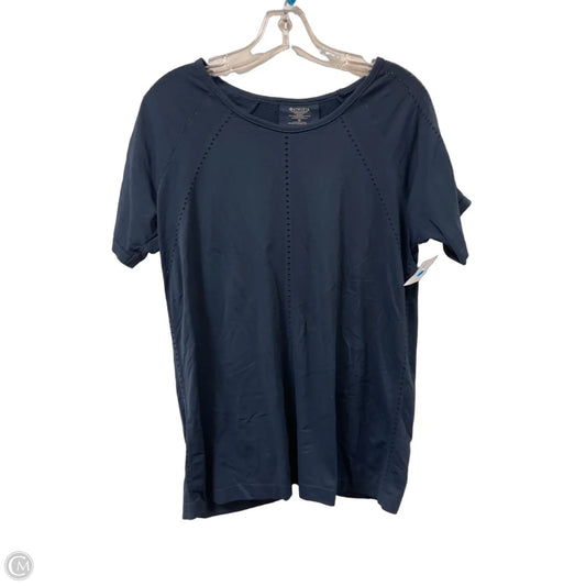 Athletic Top Short Sleeve By Athleta In Navy, Size: Xl