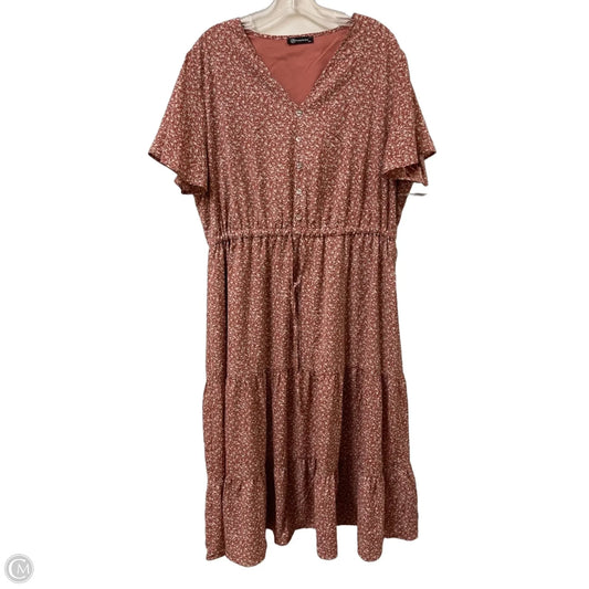 Dress Casual Maxi By Prettygarden In Mauve, Size: 1x