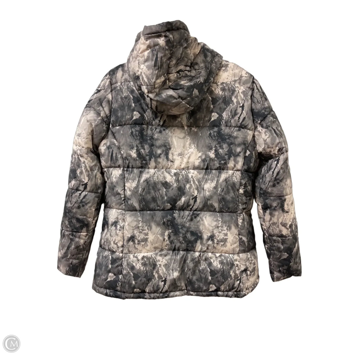 Coat Puffer & Quilted By Amazon Essentials In Grey, Size: M