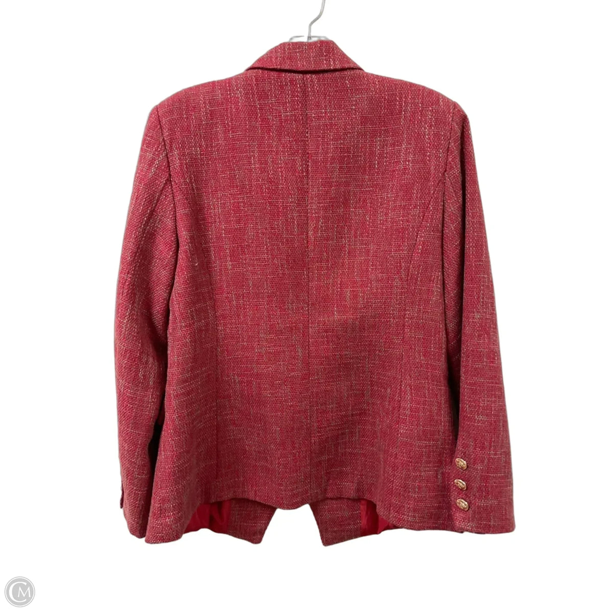 Blazer By Clothes Mentor In Red, Size: L