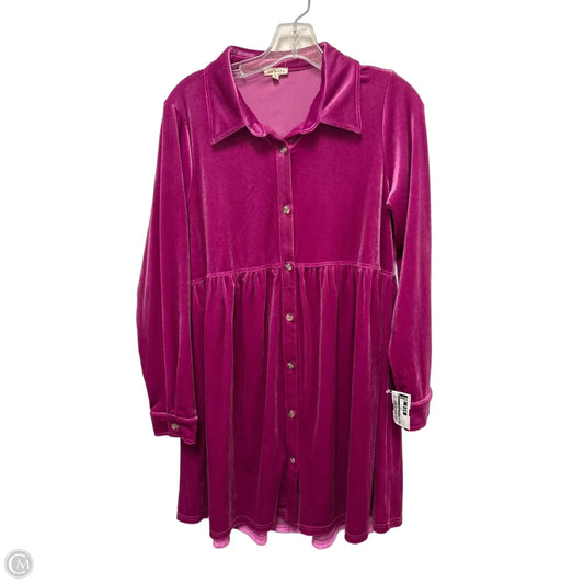 Dress Casual Midi By Jodifl In Purple, Size: S