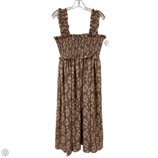 Dress Casual Maxi By Altard State In Brown, Size: L