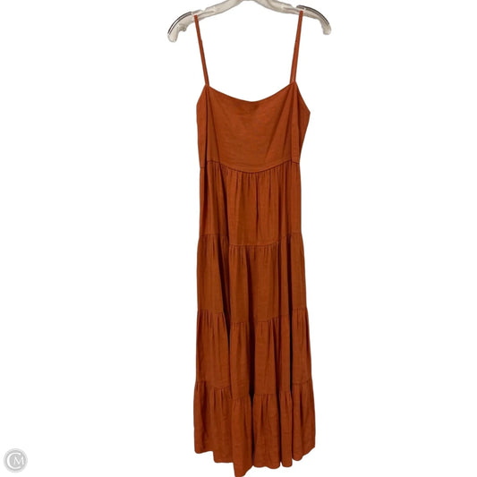 Dress Casual Maxi By L Agence In Orange, Size: L