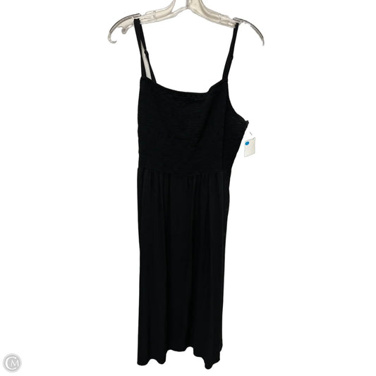 Dress Casual Midi By Old Navy In Black, Size: L