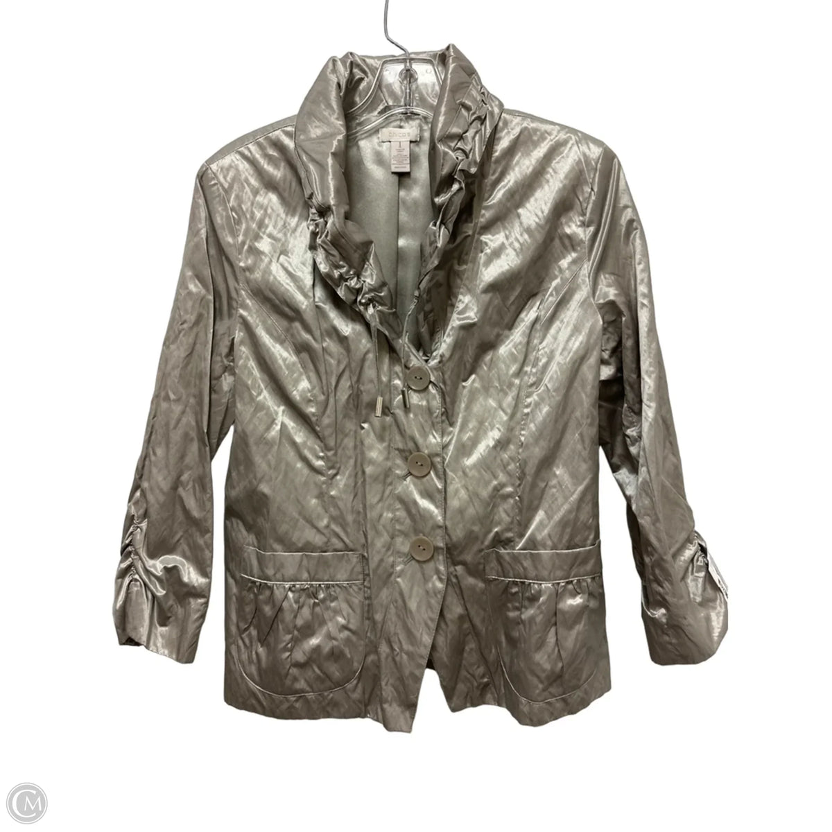 Jacket Other By Chicos In Gold, Size: M