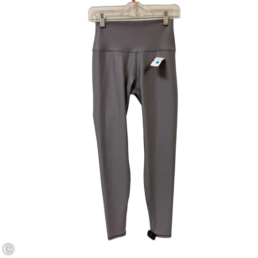 Athletic Leggings By Alo In Grey, Size: 6