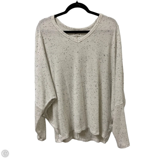 Top Long Sleeve By Maurices In White, Size: L
