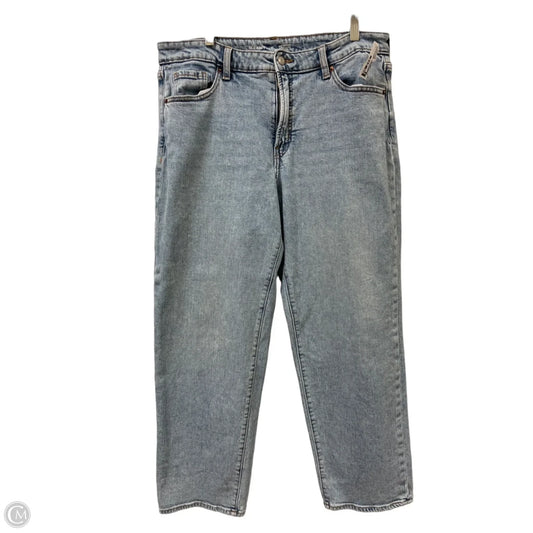 Jeans Straight By Old Navy In Blue Denim, Size: 14