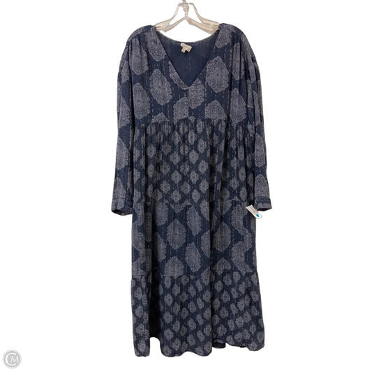Dress Casual Maxi By Wonderly In Blue, Size: L