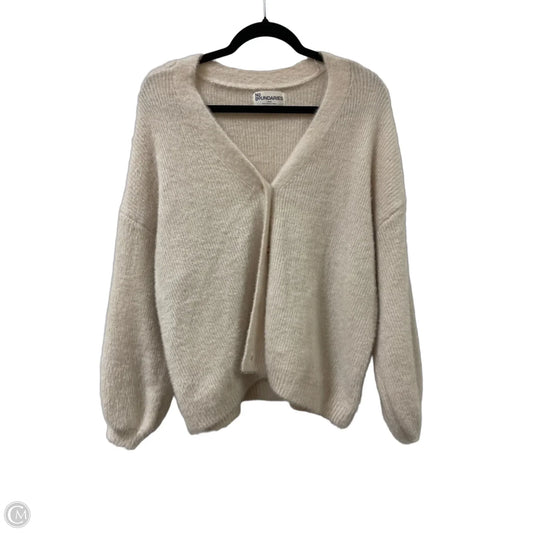Sweater Cardigan By No Boundaries In Cream, Size: L