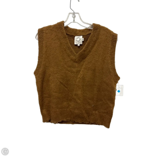 Vest Other By Lili Sidonio In Brown, Size: S