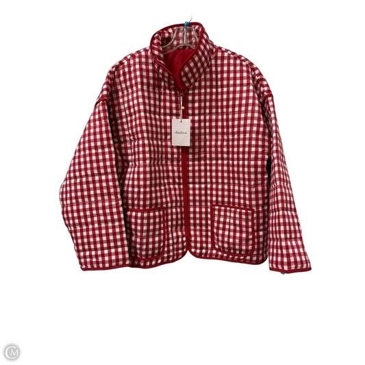 Jacket Puffer & Quilted By Clothes Mentor In Red, Size: L