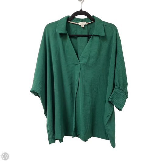 Top Long Sleeve By Umgee In Green, Size: S