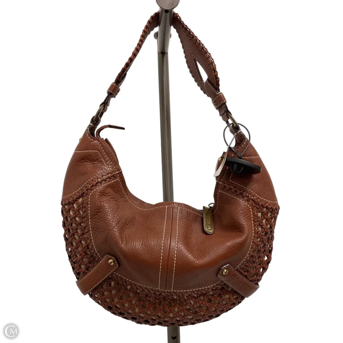 Handbag Leather By Cole-haan, Size: Medium