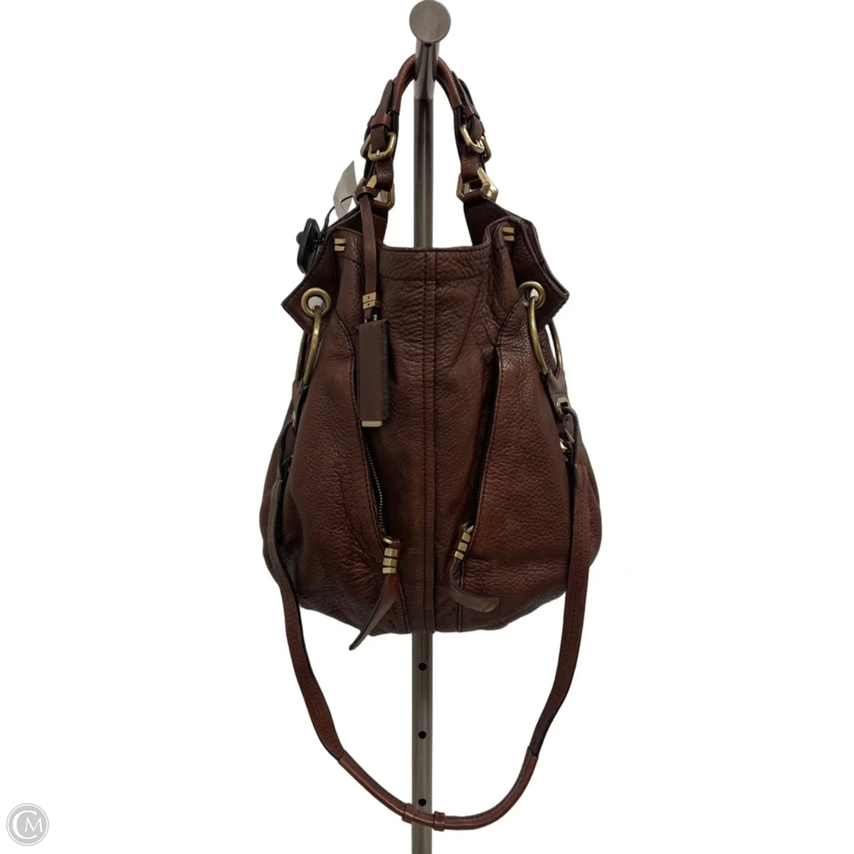Handbag Leather By Oryany, Size: Large