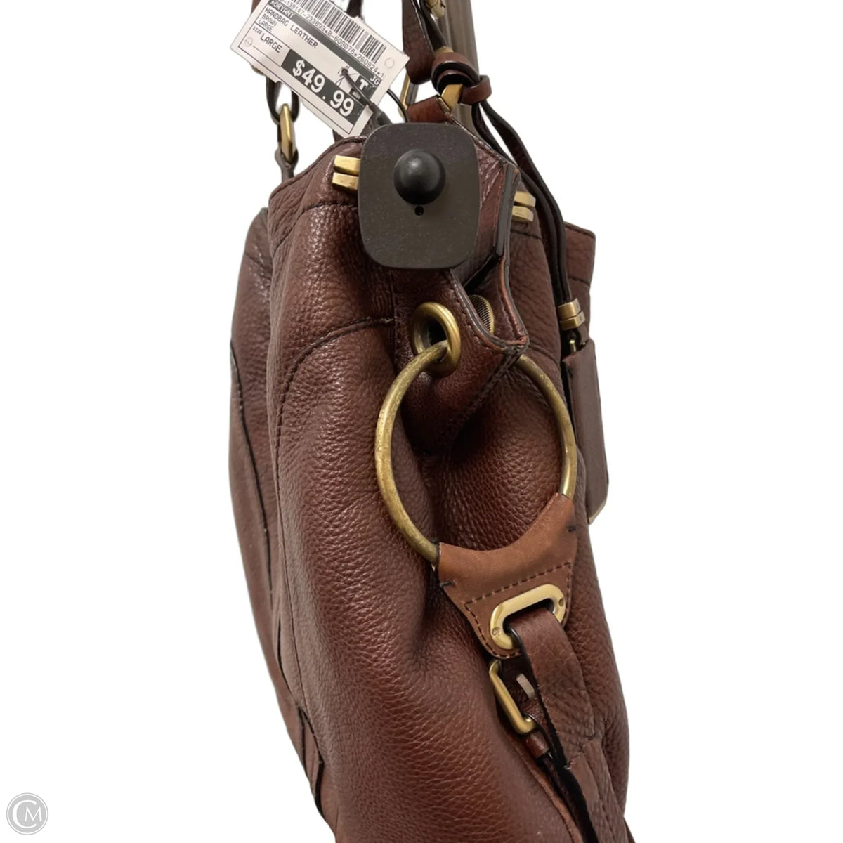 Handbag Leather By Oryany, Size: Large