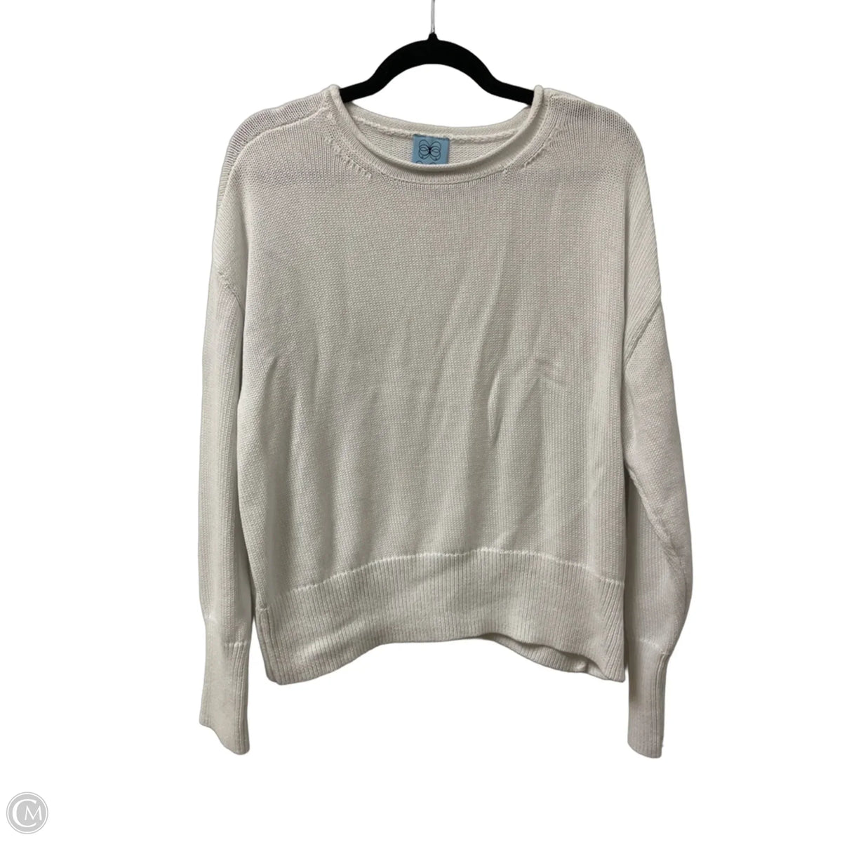 Sweater By Cece In White, Size: L