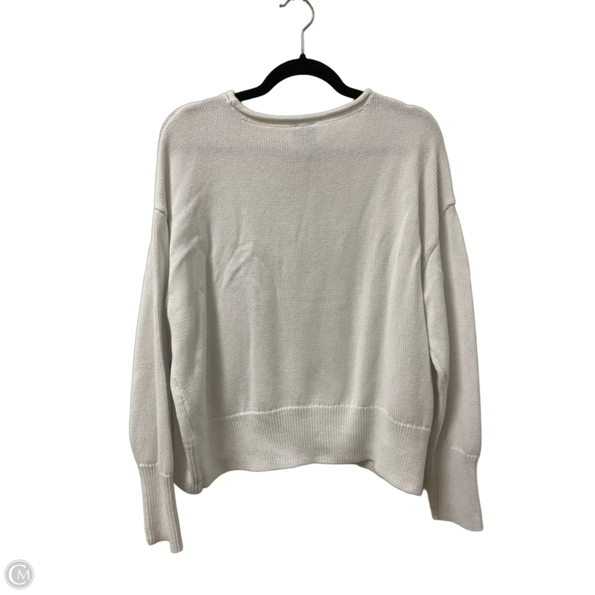 Sweater By Cece In White, Size: L