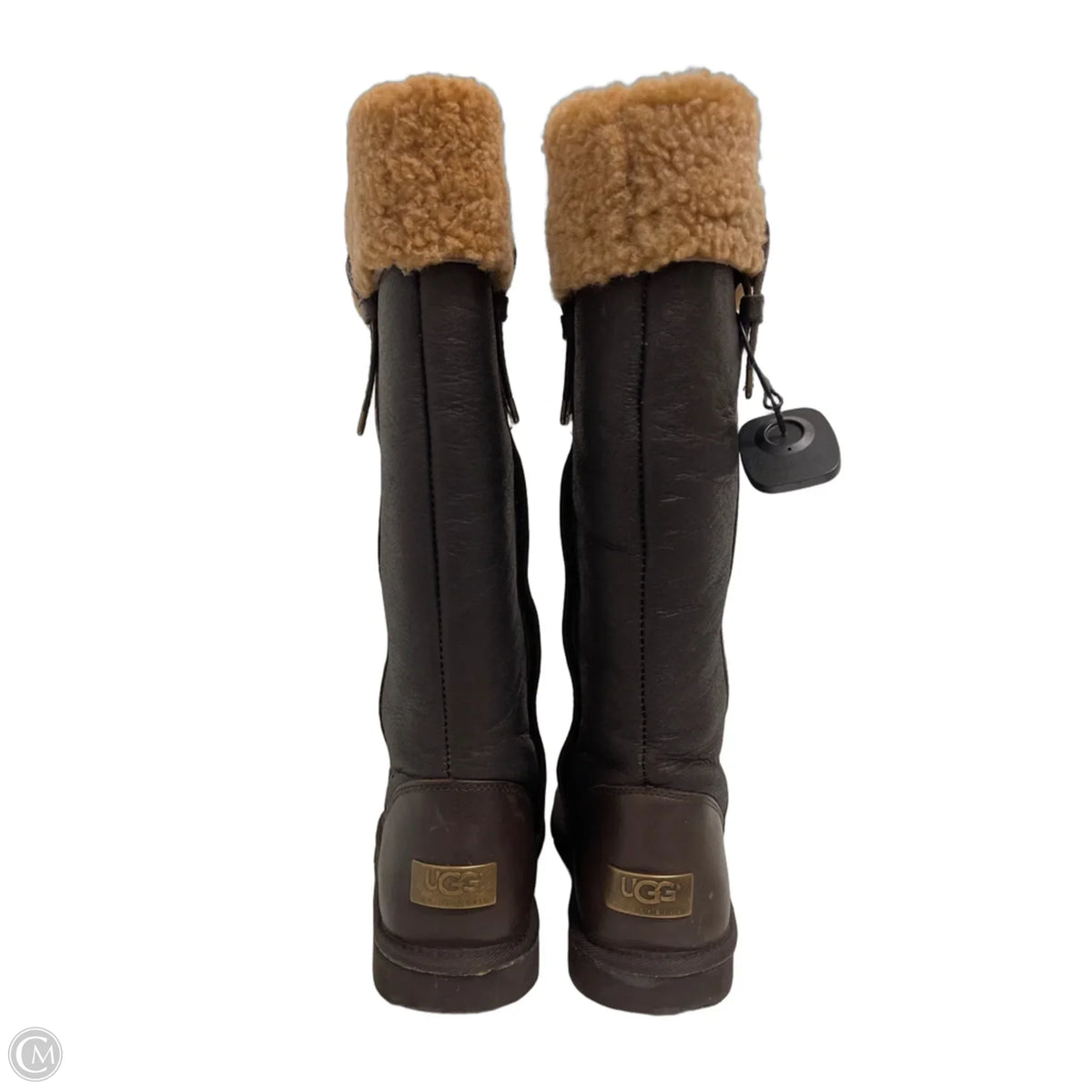 Boots Designer By Ugg In Brown, Size: 7