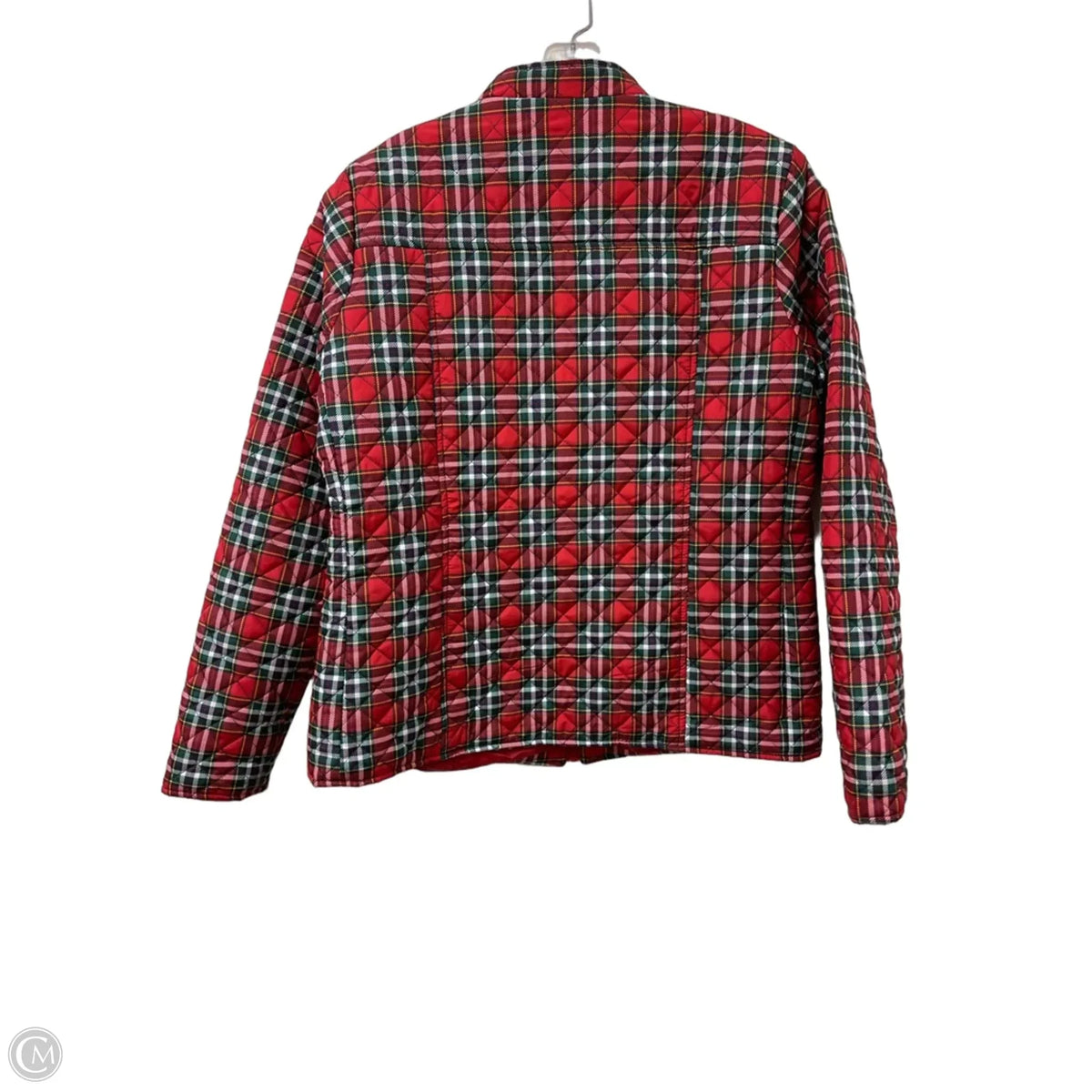 Jacket Puffer & Quilted By Kim Rogers In Red, Size: M