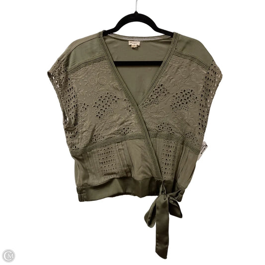 Top Short Sleeve By Tiny In Green, Size: S