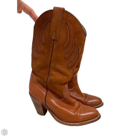 Boots Designer By Frye In Brown, Size: 7