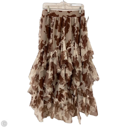 Skirt Maxi By Cato In Animal Print, Size: 10