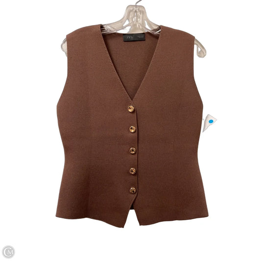 Vest Other By Zara In Brown, Size: L