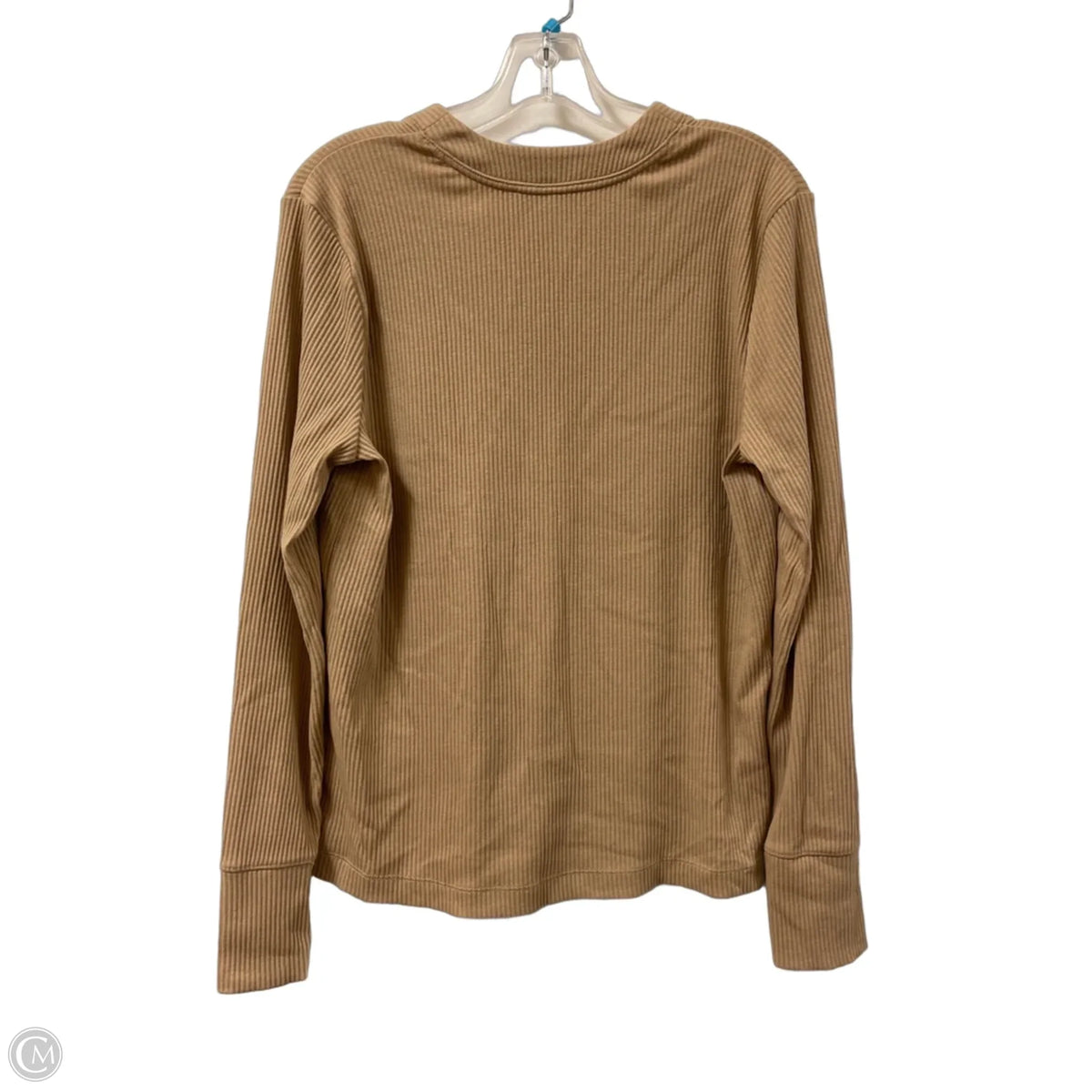 Top Long Sleeve By Loft In Cream, Size: L