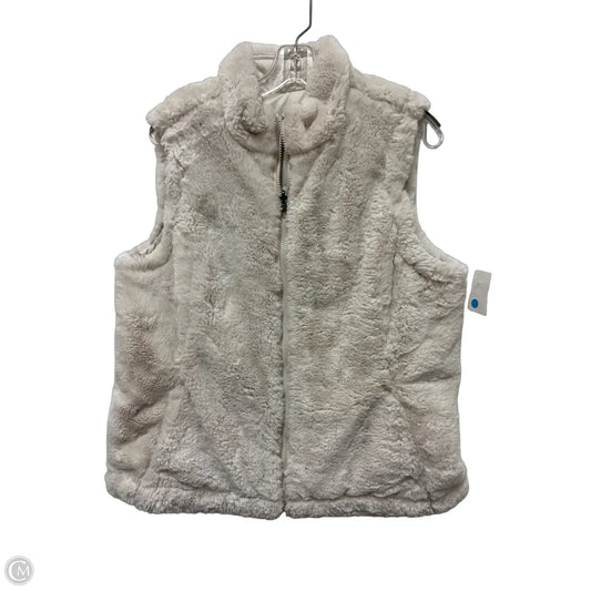 Vest Faux Fur & Sherpa By Nicole By Nicole Miller In Cream, Size: L