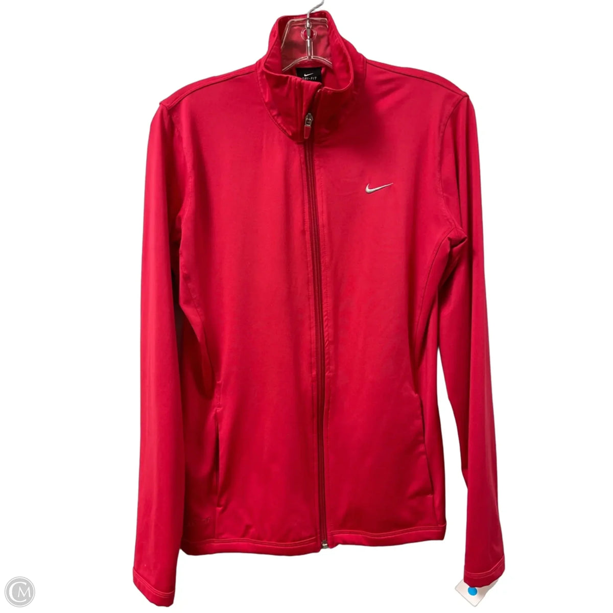 Athletic Jacket By Nike Apparel In Pink, Size: M