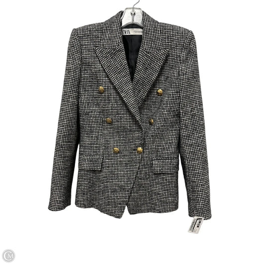 Blazer By Zara In Black & White, Size: Xs